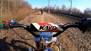 покатушки на пибайке kayo 160 , kayo 140cc