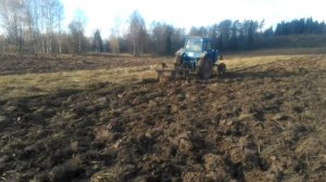 Осенняя вспашка 2017 по соломе