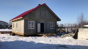 Дом из сип-панелей с ЦСП в Приморском Крае