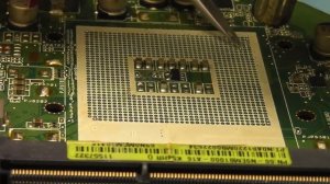 Как перепаять сокет на ноутбуке.