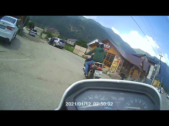 Honda AX 1 где то в горах Архыза 6 смотреть онлайн