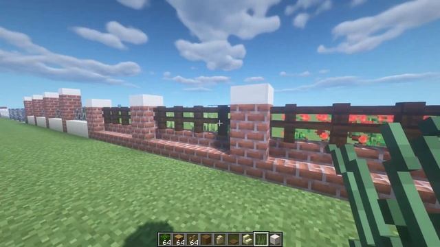 13 красивых забора для дома в майнкрафте ! Как украсить дом в Майнкрафт смотреть онлайн