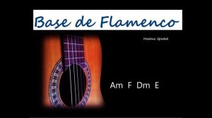 BASE DE RUMBA FLAMENCO EN Am PARA IMPROVISAR CON LA GUITARRA