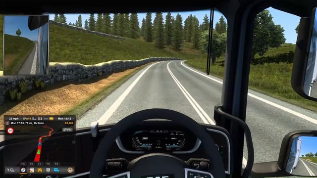 I DROVE A DAF TRUCK IN EURO TRUCK SIMULATOR 2!