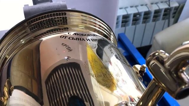 Лазерная Гравировка на самоваре. Printural.ru