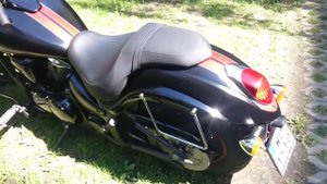 Kawasaki Vulcan Custom 900 VN900 Silver Tail exhaust