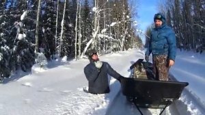 Как polaris lx500 по глубокому снегу