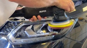 полировка фар Nissan x-trail с koch chemie #полировкафар #kochchemie #детейлинг