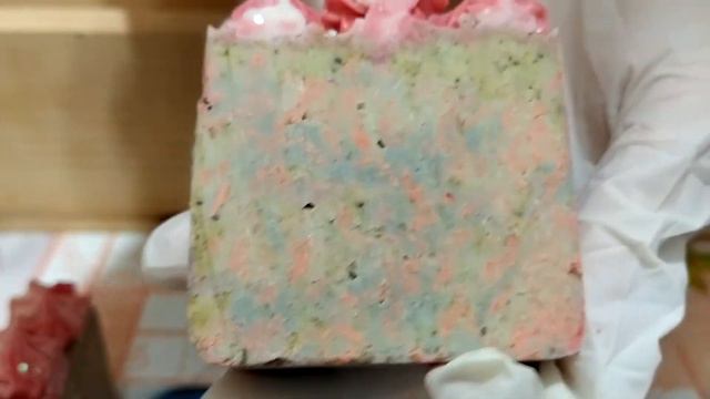 Шелковое мыло с нуля⭐Лаванда⭐Нарезка⭐ смотреть онлайн