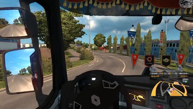 ETS 2 Renault Range T V8 Truck Mod смотреть онлайн