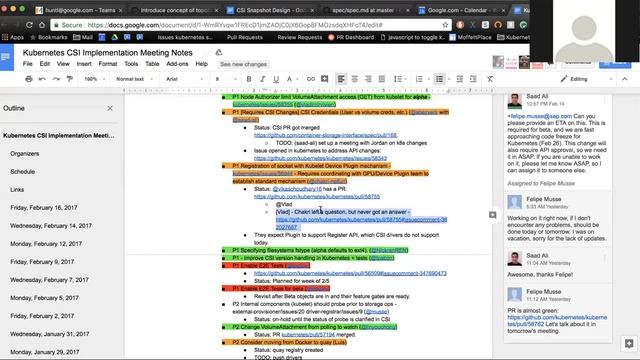 Kubernetes SIG Storage - CSI Implementation Workgroup 20180216 смотреть онлайн