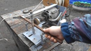 Зачистной станок для проф.трубы