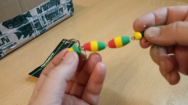 Распаковка посылки с мандулой Мормыш Змейка по заказу Fmagazin