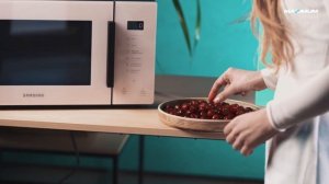 Обзор микроволновой печи с функцией гриля Samsung из коллекции BeSpoke: модель MG23T5018A.