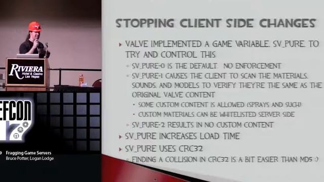 DEF CON 17 - Bruce Potter and Logan Lodge - Fragging Game Servers смотреть онлайн