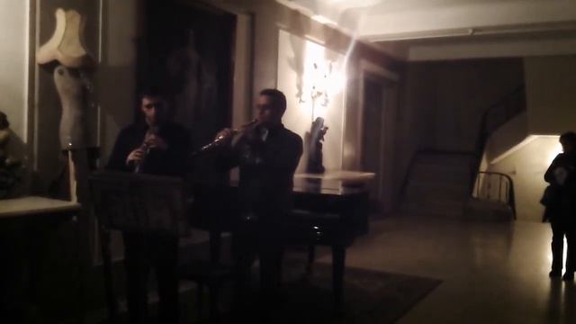 Mozart, Aria of Magic Flute for 2 oboes смотреть онлайн