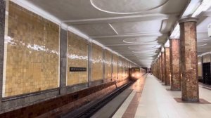 Обкатка электропоезда 81-760/761 «Ока» на станции «Красносельская»