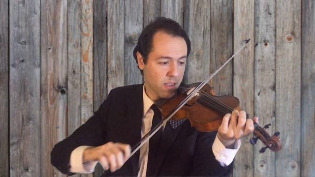 Paganini Caprice No. 5 on period violin | Edson Scheid смотреть онлайн
