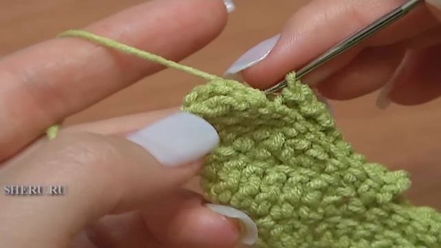 ВЯЖЕМ ВЕЛИКОЛЕПНЫЙ листик КРЮЧКОМ