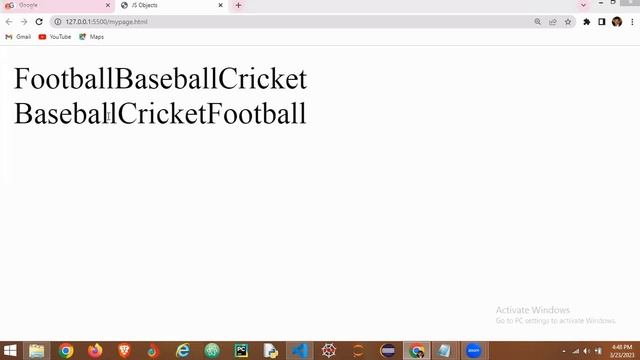UI 23 Mar 2023 || JavaScript Objects