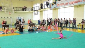 Маленькие гимнастки продемонстрировали свои таланты на Первенстве города "Грация"