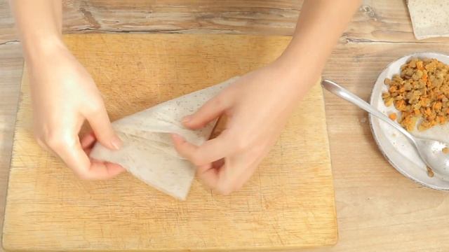 Чечевичные конвертики / Самосы / Веганские рецепты