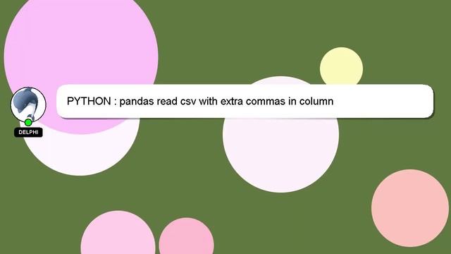 PYTHON : pandas read csv with extra commas in column