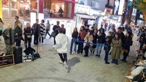 MONDAY. BLACK MIST. WITH ONEOF: HARANG. EXHILARATING INTERACTIVE. HONGDAE BUSKING.