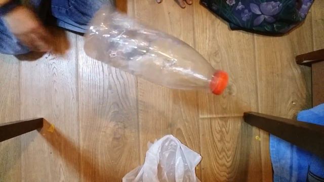 Бутылка воды челен.♡Моё первоевидео.♡¡¡¡