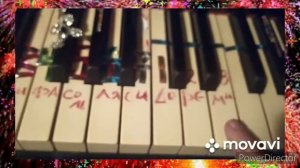 ?17 мгновений весны песня Мгновения Как играть на пианино  без знания нот  по цифрам. НОТЫ