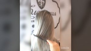 Микро мелирование волос+ котруринг холодный оттенок