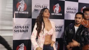 Akanksha Puri Full Interview - Adnaan Shaikh's 07 Fitness Gym Launch