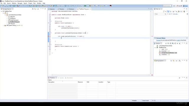 067 Red black tree implementation II traverse смотреть онлайн