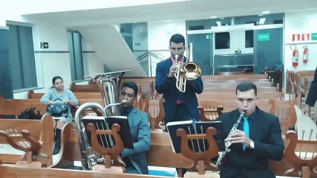 CCB || HINO 35 || Bombardão e Clarinete no Baixo - Trombone representando no soprano 💥🎶🎧 смотреть онлайн