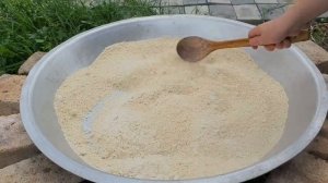 Azerbaijani Umaj Halva Recipe | Umac Halvasının Hazırlanması | Halwa Recipe