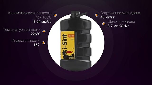 Обзор моторного масла EniAgip i-Sint 0W-20 | Хороший ли выбор? смотреть онлайн
