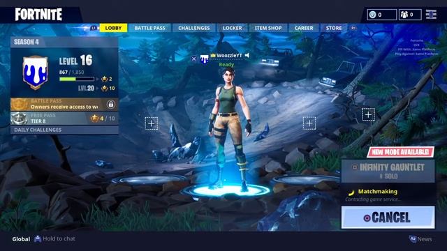 Thanos mode with Woozzle  Fortnite