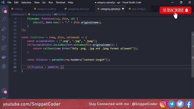 Grocery App - Flutter & NodeJS - Category API - EP01