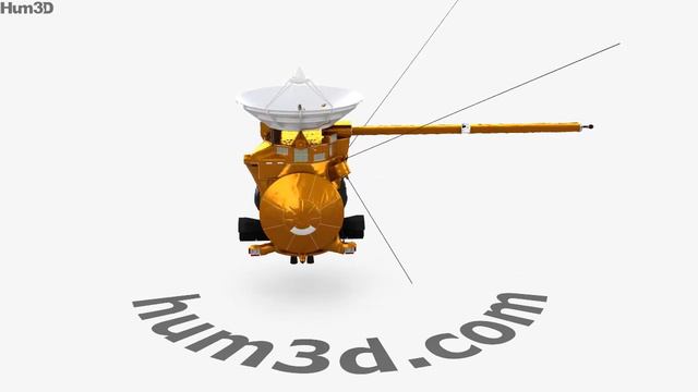 Cassini-Huygens 3D model by Hum3D.com смотреть онлайн