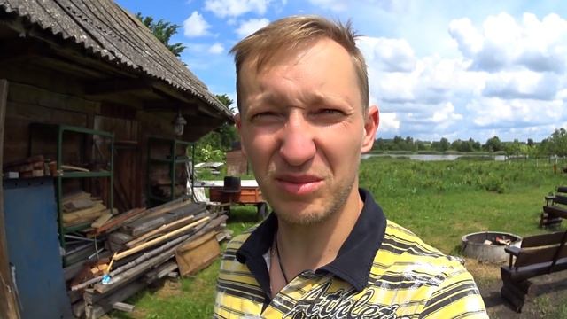 ЗАЛИВАЮ ОТМОСТКУ / ТЛЯ НАПАЛА в деревне ремонт старого дома