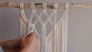 DIY Macrame Tutorial - Intermediate Wall Hanging Part 1