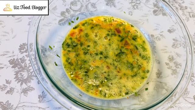 juda mazzali va oson tayyorlanadigan Omlet\ Омлет на сковороде. Простой рецепт смотреть онлайн