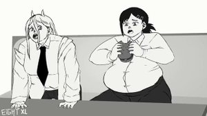 Kobeni weight gain animation