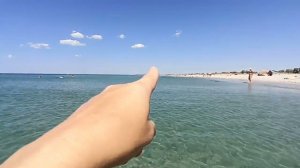 море в посёлке Штормовое близ Евпатории