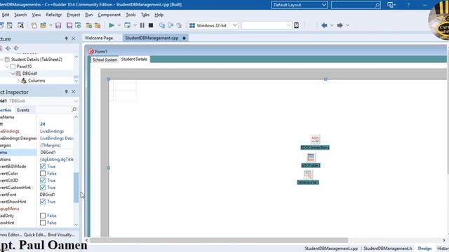 How to Create a C++ Student Management System with Database in C++ Builder - Full Tutorial смотреть онлайн