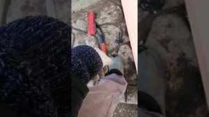 Утепление полистиролом неровных поверхностей.