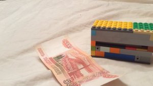 Моя новая самоделка «ПЕЧАТНАЯ МАШИНКА ИЗ ЛЕГО » печатаем деньги