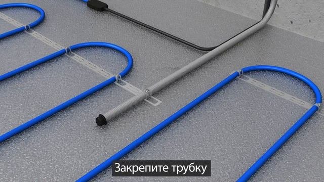 Монтаж нагревательного кабеля