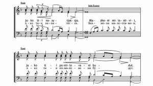 Во Царствии Твоем... муз. архиеп. Ионафана (Елецких) #ноты #liturgy #chor #божественнаялитургия