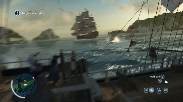 Assassin's Creed 3 - Ship Battle - Max Settings смотреть онлайн
